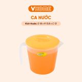  Ca Lường Có Nắp, Ca Nhựa Định Lượng 1200ml Kèm Nắp Nhựa VĨ HƯNG 