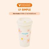  [Bộ 5] Tumbler 5 Màu Pastel Xinh Xắn Nhựa Vĩ Hưng 
