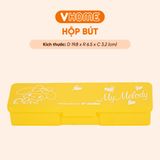  Hộp Bút Đựng Đồ Vĩ Hưng Đơn Giản, Tiện Lợi - Chất Liệu Nhựa PP Bền Bỉ 