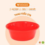  Thau Nhựa 28cm Nhiều Màu Nhựa Chính Phẩm, Không BPA, Bền Đẹp, An Toàn Sức Khỏe, Tiện Lợi Vĩ Hưng 