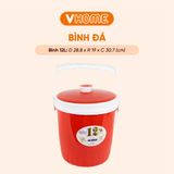  Thùng Đá Nhựa Giữ Nhiệt Tròn Hưng Thuận Lợi 7 9 12 L - Giữ Nhiệt 