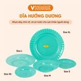  Đĩa Nhựa Tròn Nhiều Màu - An Toàn, Tiện Dụng, Chất Lượng Cao - Nhựa Vĩ Hưng 