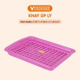  Khay Úp Ly Trái Tim 3 Kích Cỡ, Đa Màu Sắc, Nhựa Chính Phẩm An Toàn Sức Khỏe, Tiện Lợi Vĩ Hưng 