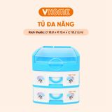  Tủ Đồ Mini Để Bàn Nhiều Ngăn, Màu Sắc Xinh Xắn Nhựa VĨ HƯNG 