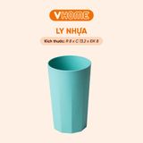  Ly Cốc Uống Nước, Súc Miệng Thiết Kế Hình Lục Giác - Nhựa Chính Phẩm, Bền Đẹp - Nhựa Vĩ Hưng 