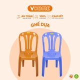  Ghế Dựa Sọc Thẳng Kích Thước 38x38x85cm - Nhiều Màu Sắc - Nhựa Chính Phẩm - Nhựa Vĩ Hưng 