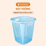  Sọt Nhựa Vuông Cao Đựng Đồ Chơi Trẻ Em, Giỏ Nhựa Đựng Đồ Quần Áo Tiện Lợi Nhựa VĨ HƯNG 