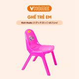  Ghế Nhựa Cao Cấp Cho Bé Trẻ Em Mầm Non, Mẫu Giáo, Tiểu Học - Nhựa Vĩ Hưng 
