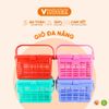  Giỏ Quai Giữa, Giúp Đựng Đồ Chơi, Quần Áo, Sách Vở, Đồ Đi Sanh Cho Mẹ Nhựa VĨ HƯNG 