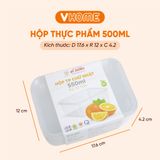  [LOẠI 1] COMBO 10 Hộp Chữ Nhật 1000ml Có Nắp Dùng 1 Lần Nhựa Vĩ Hưng 