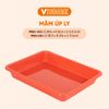  Mâm Úp Ly Nhựa Hình Chữ Nhật - Có 2 Kích Cỡ, Đa Màu Sắc - Nhựa PP Chính Phẩm, Bền Bỉ - Nhựa Vĩ Hưng 