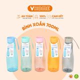  Bình Nước Thể Thao 700ml, Nhựa Chính Phẩm, Không BPA, An Toàn Sức Khỏe - Nhựa Vĩ Hưng 