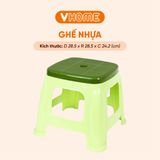  Ghế Đẩu 2 Màu, Trà Chanh Ngồi Quán Vỉa Hè, Dày Cao Cấp - Nhựa Vĩ Hưng 