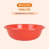  Thau Nhựa 32cm Nhiều Màu Nhựa Chính Phẩm, Không BPA, Bền Đẹp, An Toàn Sức Khỏe, Tiện Lợi Vĩ Hưng 
