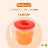  Ca Lường Có Nắp, Ca Nhựa Định Lượng 1200ml Kèm Nắp Nhựa VĨ HƯNG 
