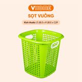  Sọt Vuông Nhỏ Đựng Quần Áo , Sọt Đựng Đồ Đa Năng Có Tay Cầm, Chắc Chắn, Bền Đẹp - Nhựa VĨ HƯNG 