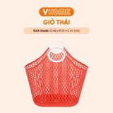  Giỏ Nhựa Đựng Đồ Đa Năng Vĩ Hưng - Tiện Lợi, Chắc Chắn, Tiết Kiệm Không Gian, Đa Dạng Màu Sắc 