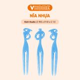  Set 15 Nĩa Ăn Trái Cây, Màu Sắc Xinh Xắn Nhựa VĨ HƯNG 