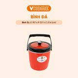  Thùng Đá Nhựa Tròn Giữ Nhiệt Hưng Thuận Lợi - 2L, 3L, 5L - Cao Cấp, Bền Bỉ 