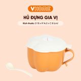  Hũ Nhựa Đựng Gia Vị 4 Ngăn - Có Nắp Đậy, Thìa Và Tay Cầm Tiện Lợi - Nhựa Vĩ Hưng 