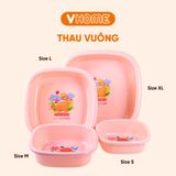  Thau Rửa Mặt Cho Trẻ Em Hình Hoạt Hình Dễ Thương Nhựa VĨ HƯNG 