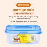  Hộp Bảo Quản Thực Phẩm Chữ Nhật - Đựng Thức Ăn An Toàn, Nhựa PP, Có 7 Kích Cỡ - Nhựa Vĩ Hưng 