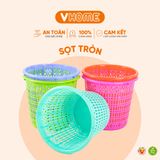  Sọt Rác Tiện Lợi Đủ Màu Đa Năng, Nhựa Chính Phẩm, Bền, Nhỏ Gọn Phù Hợp Mọi Không Gian - Nhựa Vĩ Hưng 
