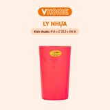  Ly Cốc Uống Nước, Súc Miệng Thiết Kế Hình Lục Giác - Nhựa Chính Phẩm, Bền Đẹp - Nhựa Vĩ Hưng 