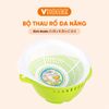  Bộ Thau Rổ Nhựa Cao Cấp Chắc Chắn, Gọn Gàng, An Toàn Sức Khỏe, Đa Dạng Màu Sắc - Nhựa Vĩ Hưng 