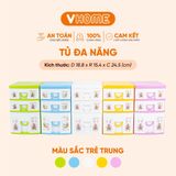  Tủ Đồ Mini Để Bàn, Tủ Mini Đựng Mỹ Phẩm Đa Năng 3 4 5 Ngăn - Nhựa Vĩ Hưng 
