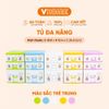  Tủ Đồ Mini Để Bàn, Tủ Mini Đựng Mỹ Phẩm Đa Năng 3 4 5 Ngăn - Nhựa Vĩ Hưng 