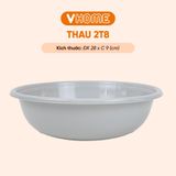  Thau Nhựa 28cm Nhiều Màu Nhựa Chính Phẩm, Không BPA, Bền Đẹp, An Toàn Sức Khỏe, Tiện Lợi Vĩ Hưng 
