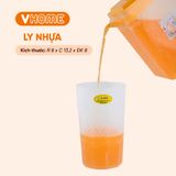  Ly Cốc Uống Nước, Súc Miệng Thiết Kế Hình Lục Giác - Nhựa Chính Phẩm, Bền Đẹp - Nhựa Vĩ Hưng 