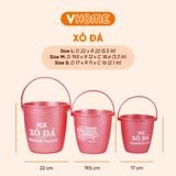  Xô Đá Ướp Lạnh Cao Cấp 2.5L, 3.5L, 5.5L - Nhựa Vĩ Hưng Chất Lượng 