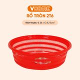  Rổ Nhựa 20cm Cao Cấp, Nhiều Màu Sắc, Đa Năng, Tiện Lợi, Chất Lượng Bền Đẹp - Nhựa Vĩ Hưng 