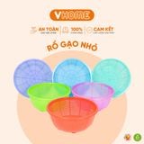  Rổ Gạo Lớn Đường Kính 26cm Nhựa Chính Phẩm, Không BPA, An Toàn Sức Khỏe, Bền Đẹp Vĩ Hưng 