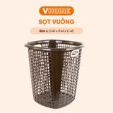  Sọt Nhựa Vuông Cao Đựng Quần Áo, Giỏ Nhựa Đựng Đồ Quần Áo Tiện Lợi Nhựa VĨ HƯNG 