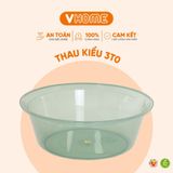  Thau Nhựa 30cm Nhiều Màu Nhựa Chính Phẩm, Không BPA, Bền Đẹp, An Toàn Sức Khỏe, Tiện Lợi Vĩ Hưng 