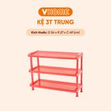  Kệ Nhựa Trung Vĩ Hưng Cứng Cáp - Kệ Để Đồ Dùng Gia Đình, Tiện Lợi, Tiết Kiệm Không Gian 