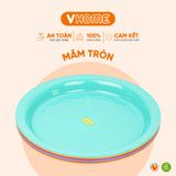  Mâm Nhựa Tròn Cao Cấp - Đa Dạng Kích Cỡ, Nhựa PP An Toàn - Nhựa Vĩ Hưng 