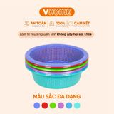  Rổ Gạo Nhựa Tròn 34x10cm - Bền Đẹp, Đa Dụng, Chất Lượng Cao - Nhựa Vĩ Hưng 