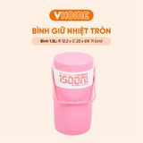  Bình Đá 1.5L, 2L Tiện Lợi, Nhựa Chính Phẩm, Màu Pastel Xinh Xắn - Nhựa Vĩ Hưng 