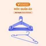  Set 10 Móc Quần Áo Người Lớn Cao Cấp, Nhiều Màu Nhựa VĨ HƯNG 