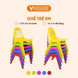  Ghế Nhựa Cao Cấp Cho Bé Trẻ Em Mầm Non, Mẫu Giáo, Tiểu Học Nhựa Vĩ Hưng 