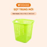  Sọt Nhựa Có Quai - Sọt Nhựa Đựng Quần Áo, Đồ Dùng, Tiết Kiệm Không Gian - Nhựa Vĩ Hưng 