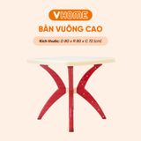  Bàn Nhựa Vuông Cao Nhựa Vĩ Hưng Bền Đẹp, Tiện Dụng, Đa Năng 