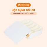  Hộp Nhựa Đựng Đồ Lót, Tất Vớ, Quần Áo Đa Năng - Chia Nhiều Ngăn, Có Nắp Đậy Kín - Nhựa Vĩ Hưng 
