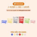  Kệ Nhựa Đa Năng - Nhựa Vĩ Hưng - Đa Dạng Màu Sắc, Kệ Lưu Trữ Đẹp, Tiện Dụng Cho Gia Đình 