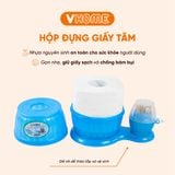  Hộp Đựng Giấy Ăn Tròn, Đựng Tăm Tiện Lợi - Nhựa Vĩ Hưng 