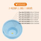  Thau Nhựa 30cm Nhiều Màu Nhựa Chính Phẩm, Không BPA, Bền Đẹp, An Toàn Sức Khỏe, Tiện Lợi Vĩ Hưng 